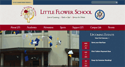 Desktop Screenshot of littleflowerschool.org