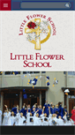 Mobile Screenshot of littleflowerschool.org