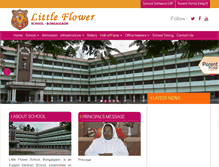 Tablet Screenshot of littleflowerschool.info